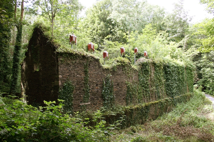 Red Ghosts at the Old Military Barracks